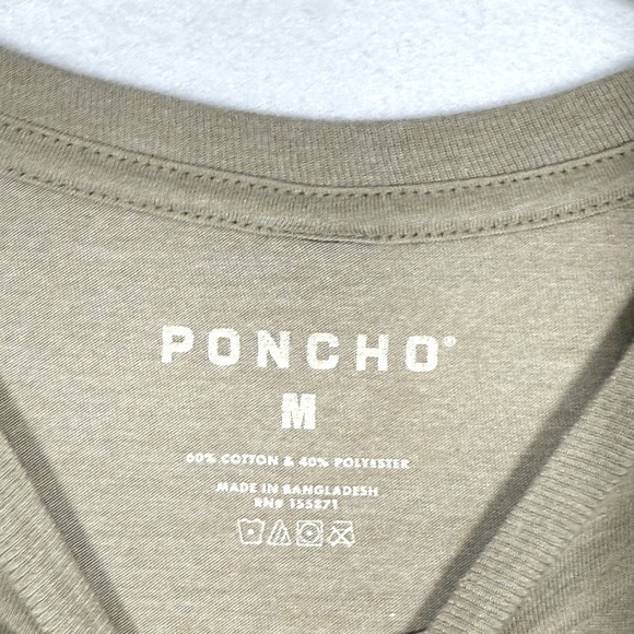 Poncho Shirt Mens Medium Desert Run Graphic Tee Outdoors Austin Texas T-Shirt - Picture 4 of 8